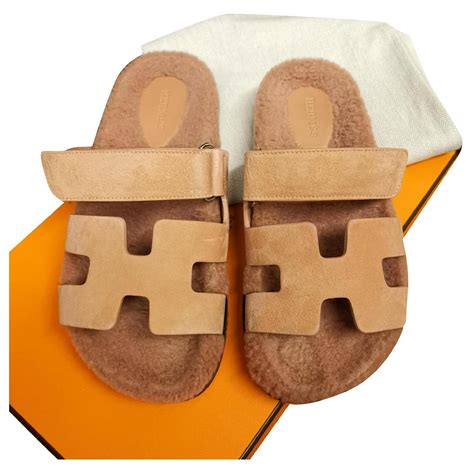 hermes sandales chypre femme|Hermes chypre sandals suede.